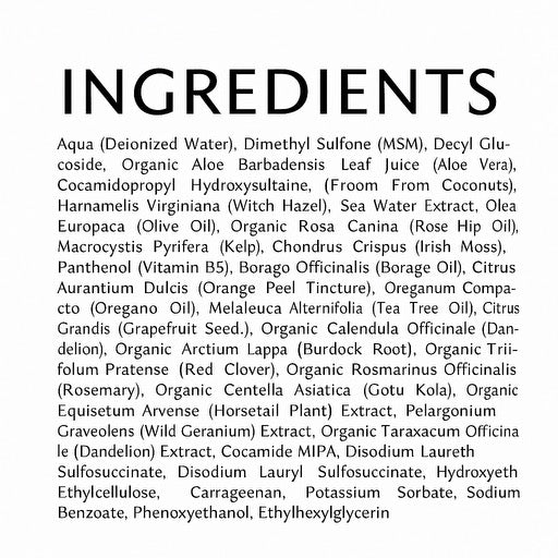 MSM Ocean Renewal Cleanser